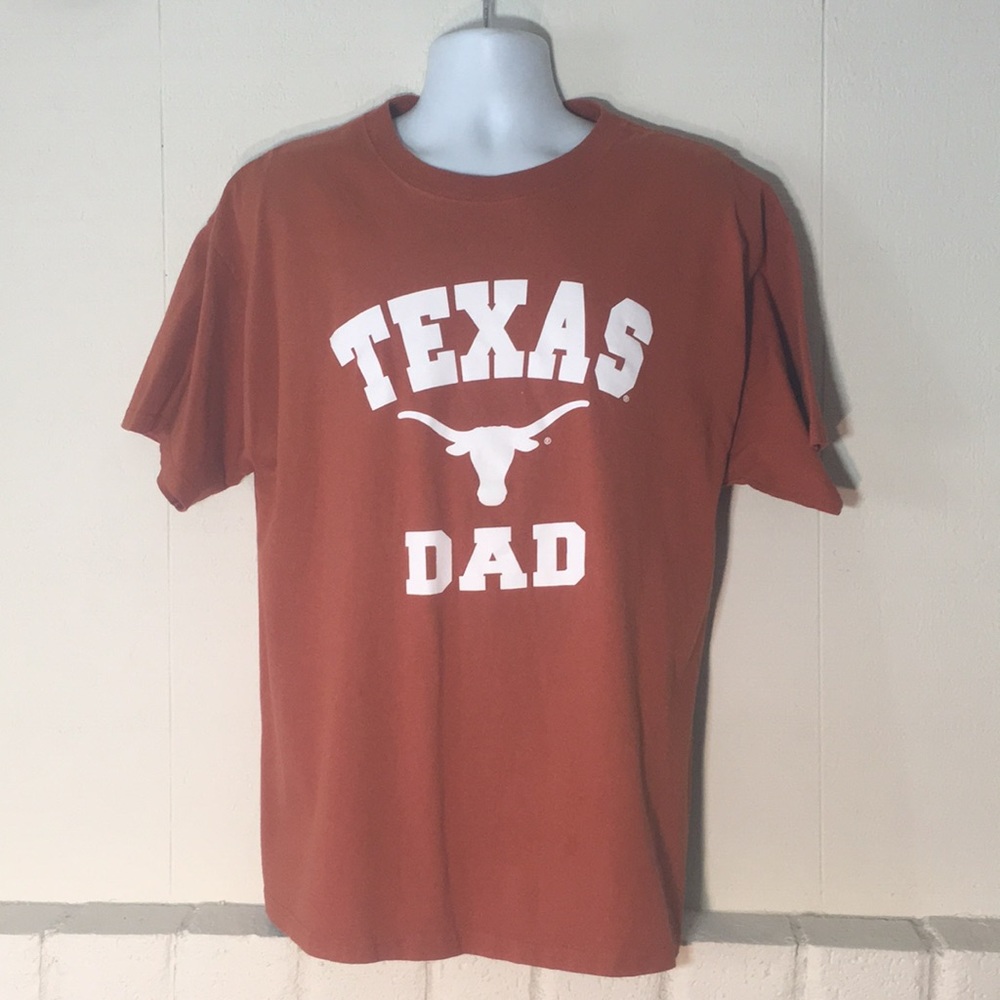 TEXAS DAD T-SHIRT ORANGE EXTRA LARGE.